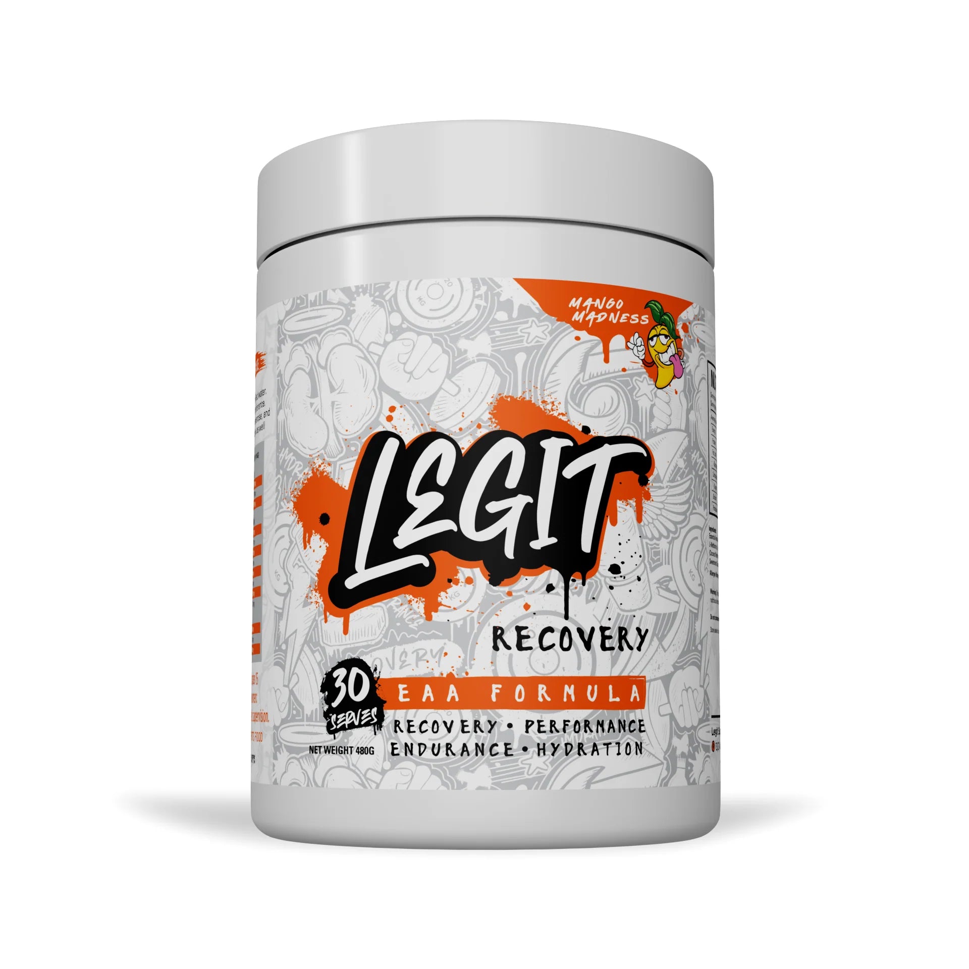Legit Recovery BCAA + Aminos 30 Serves 480g