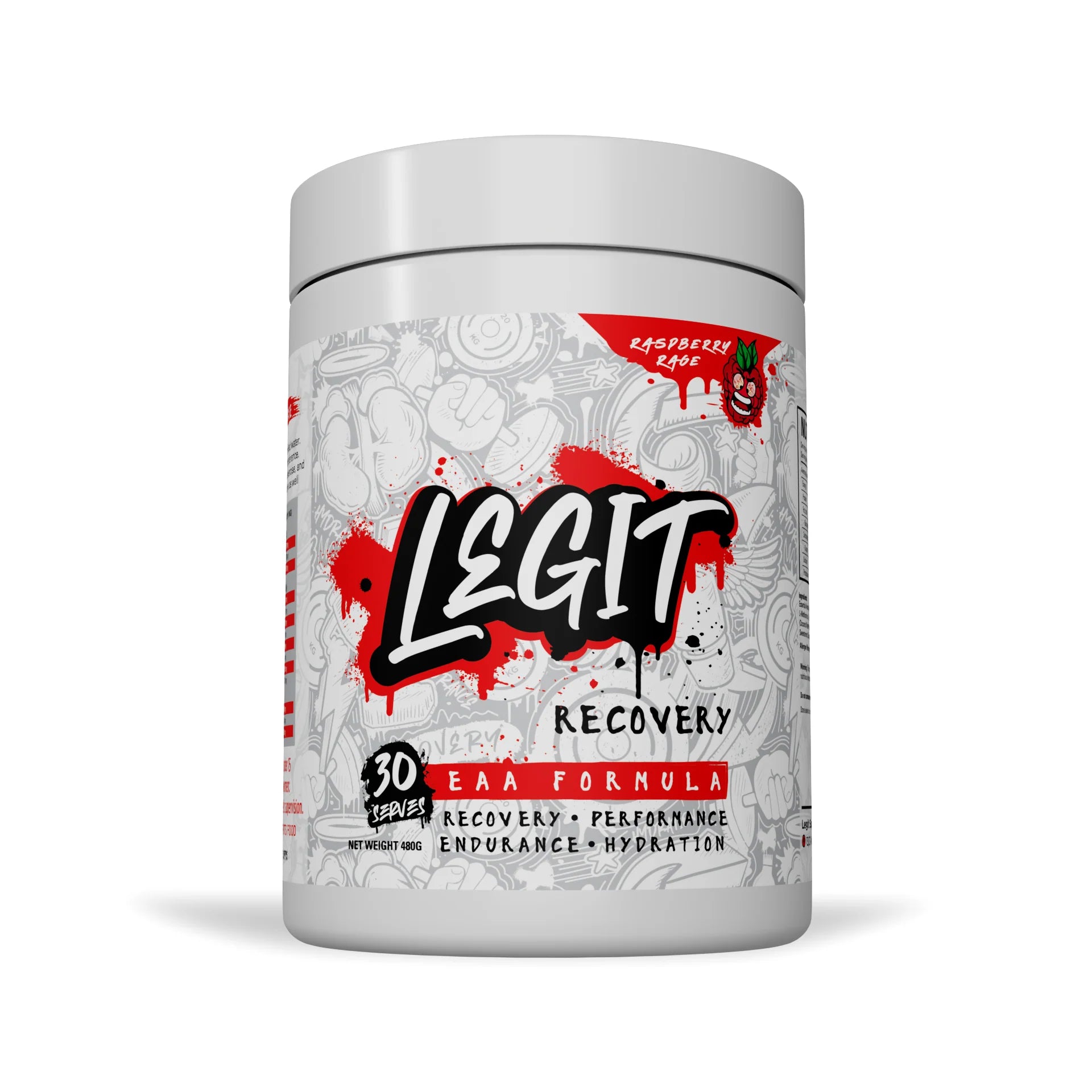 Legit Recovery BCAA + Aminos 30 Serves 480g