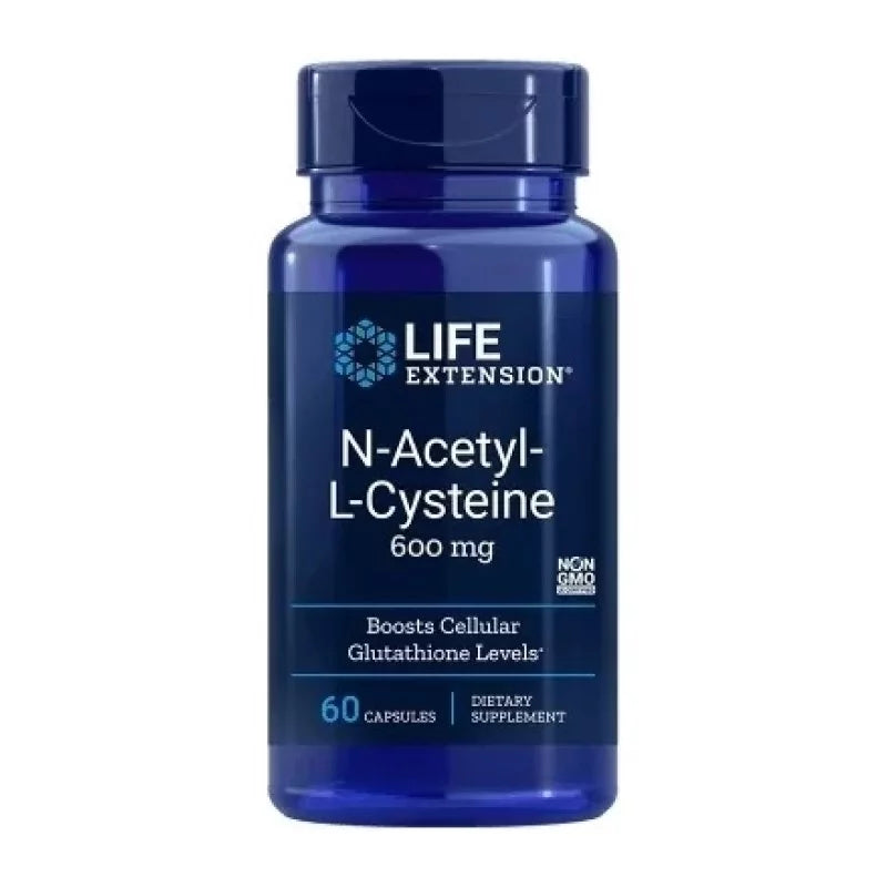 Life Extension N-Acetyl- L-Cysteine 600 mg 60 Capsules
