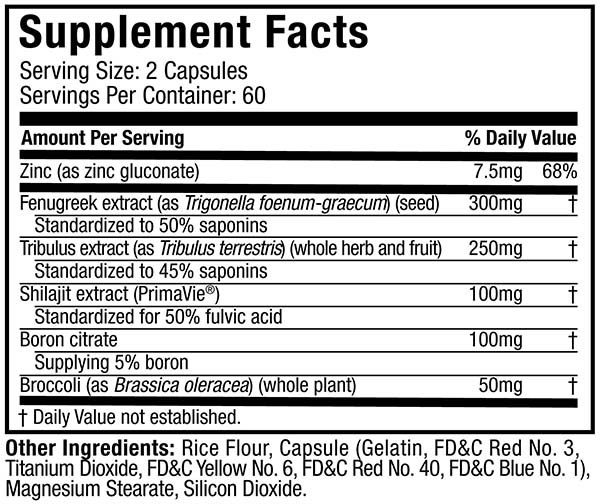 Alpha test by Muscle tech 60 Hard Capsules