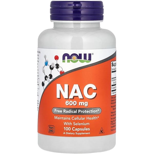 Now Nac 600 mg Free Radical Protection 100 Capsules