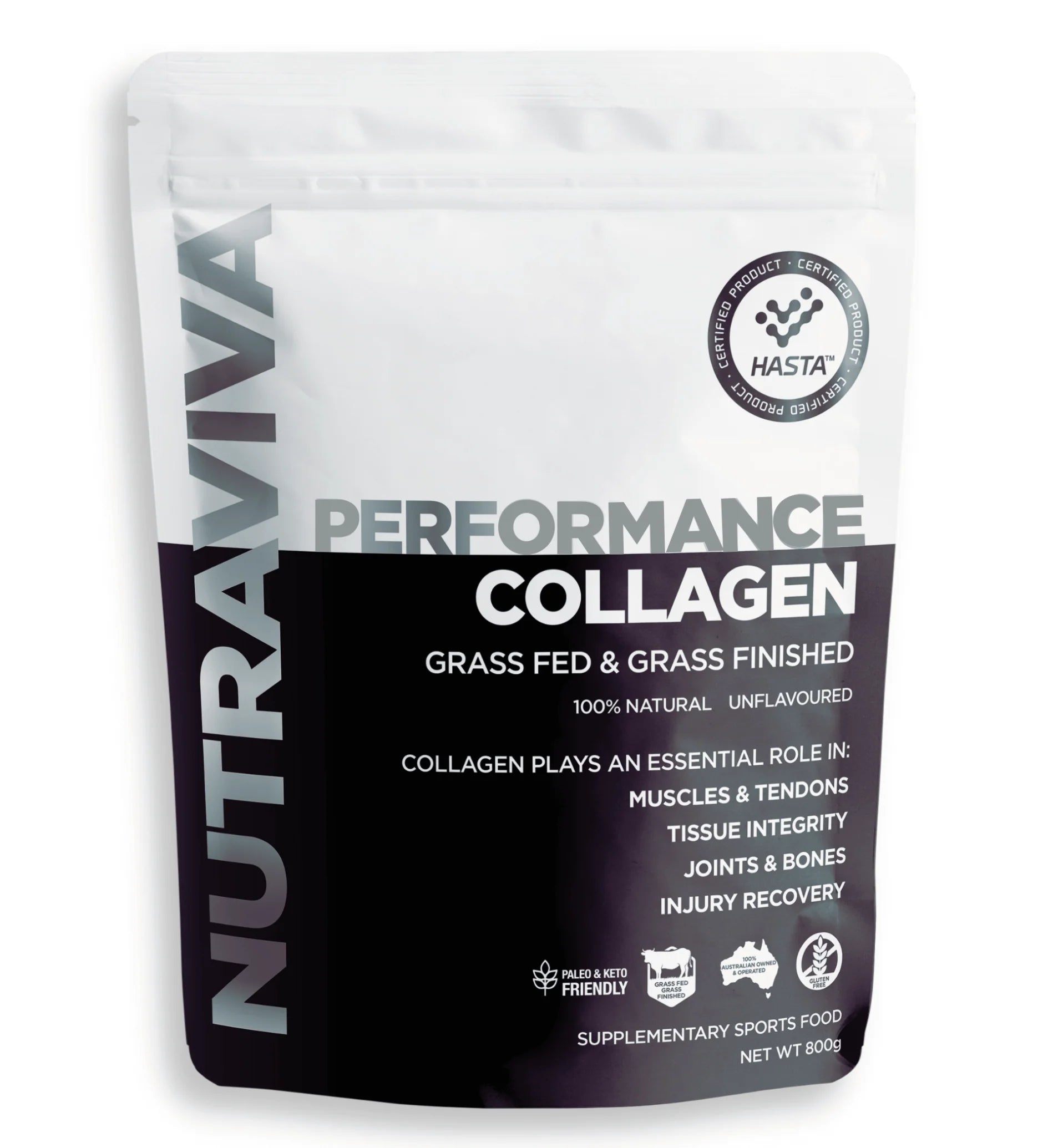NUTRAVIVA PERFORMANCE COLLAGEN (BEEF) UNFLAVOURED 400G