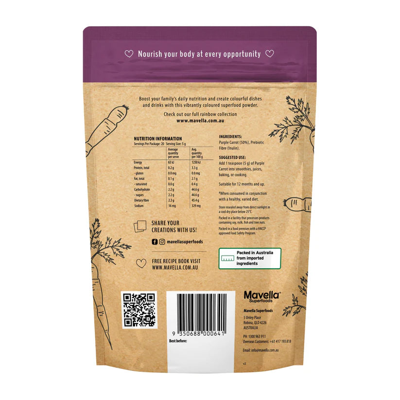 Mavella Purple Carrot 100g