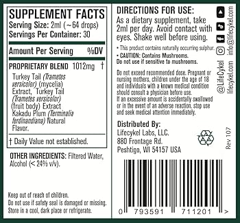 Life Cykel Turkey Tail+ 60 Servings (120mL)
